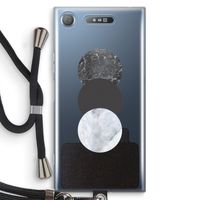 Marmeren cirkels: Sony Xperia XZ1 Transparant Hoesje met koord