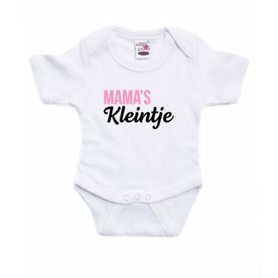 Mamas kleintje cadeau baby rompertje wit jongen/meisje