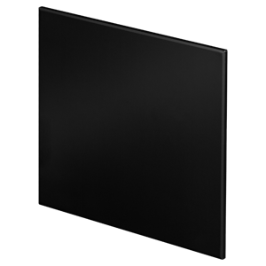 Whisper Pro-design Badkamerventilator - Ø100mm - Aan/uit - Vlak Kunststof - Mat Zwart