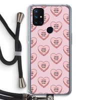 Chicks before dicks: OnePlus Nord N10 5G Transparant Hoesje met koord