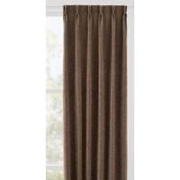 Leen Bakker - Gordijnstof Sacha Lichtdoorlatend - Polyester - Taupe - B140 Cm