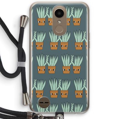 Sansevieria: LG K10 (2017) Transparant Hoesje met koord