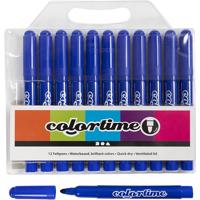 Creativ Company Blauwe jumbo stiften, 12st.