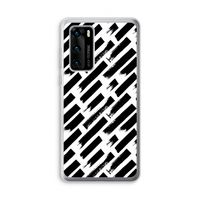 Zwarte vegen: Huawei P40 Transparant Hoesje