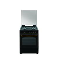 Gasfornuis Vitrokitchen RU6060N NAT 64 L 60 cm Antraciet