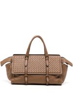 Bottega Veneta Pre-Owned sac à main Monaco en cuir Intrecciato (2015) - Marron - thumbnail