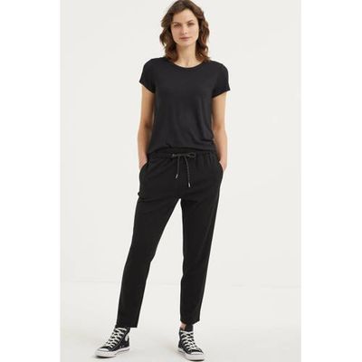 s.Oliver slim fit joggingbroek zwart s.Oliver slim fit joggingbroek zwart