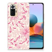 Xiaomi Redmi Note 10 Pro | TPU Case | Pink Flowers
