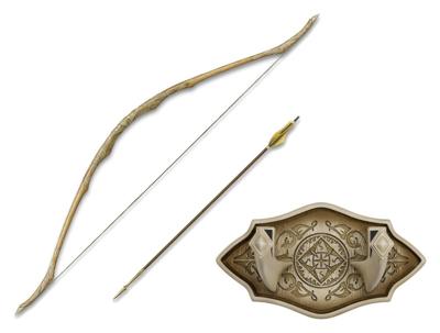 Lord of the Rings Replica 1/1 Legolas Lothlorien Bow with arrow 97 cm Lord of the Rings Replica 1/1 Legolas Lothlorien Bow with arrow 97 cm