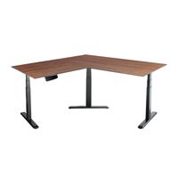 LogiLink Zit-sta-bureauframe Elektrisch in hoogte verstelbaar, Ergonomisch Hoogte: 920 tot 1280 mm (b x d) 1815 mm x 620 mm Zwart EO0017 EO0017 - thumbnail