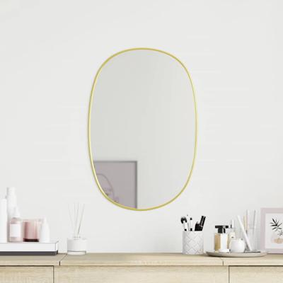 VidaXL Wandspiegel 50x35 cm goudkleurig