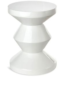 POLSPOTTEN tabouret à motif zig-zag - Blanc