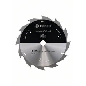 Bosch Accessories Bosch Power Tools 2608837680 Hardmetaal-cirkelzaagblad 165 x 15.875 mm Aantal tanden: 12 1 stuk(s)
