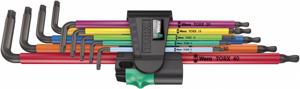 Wera Inbussleutelset TORX 967/9 TX XL Multicolour 1 schroevendraaier 9-delig, TORX T8 tot T40