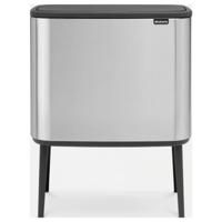 brabantia Bo Touch Bin 31 62 27 Afvalbak 34 l Staal (l x b x h) 312 x 540 x 680 mm Zilver 1 stuk(s)