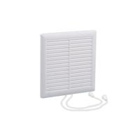 Nedco schuifrooster luxe 160 x 160 mm wit met koord