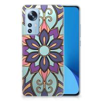 Xiaomi 12 | 12X | TPU Case | Purple Flower