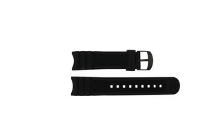 Timex horlogeband PW4B01100 Rubber Zwart 22mm