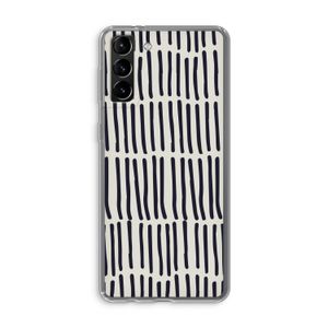 Moroccan stripes: Samsung Galaxy S21 Plus Transparant Hoesje