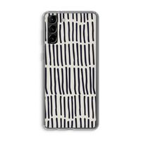 Moroccan stripes: Samsung Galaxy S21 Plus Transparant Hoesje