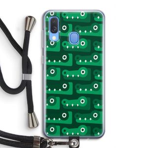 Crocs: Samsung Galaxy A40 Transparant Hoesje met koord