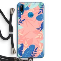 Tropisch: Huawei P20 Lite Transparant Hoesje met koord