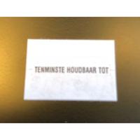 Etiket Sato PB-220 diepvries Tenm. houdb