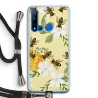 No flowers without bees: Huawei P20 Lite (2019) Transparant Hoesje met koord