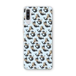 Zeemeermin: Samsung Galaxy A70 Transparant Hoesje