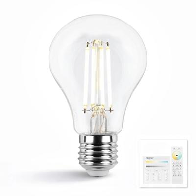 Dual white smart filament lamp van milight 7w e27 fitting - a60 model - met afstandsbediening Dual white smart filament lamp van milight 7w e27 fitting - a60 model - met afstandsbediening