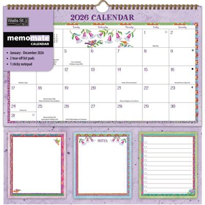 Simple Inspirations Memo Kalender 2026