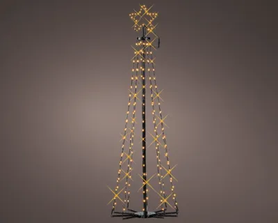 Led boom d100h240cm zwart/kl.warm