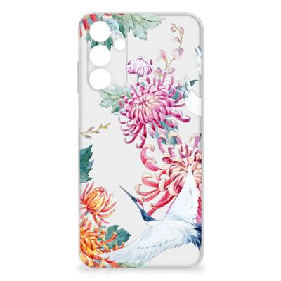 Samsung Galaxy A15 | TPU Hoesje | Bird Flowers