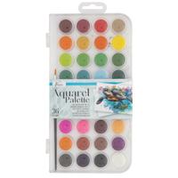 Grafix Kleurenpallet aquarel, 36 kleuren
