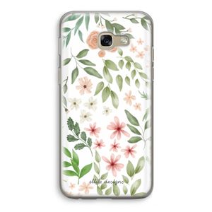 Botanical sweet flower heaven: Samsung Galaxy A5 (2017) Transparant Hoesje