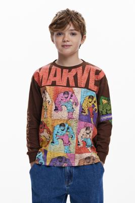 Hulk™ T-shirt met lange mouwen - BROWN - 13/14