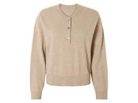 esmara Fijngebreide dames trui (XL (48/50), Beige)