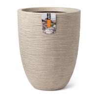 Vaas elegant Waste Rib H58 cm terrazzo beige - Capi europe