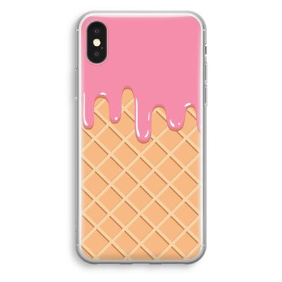 Ice cream: iPhone X Transparant Hoesje