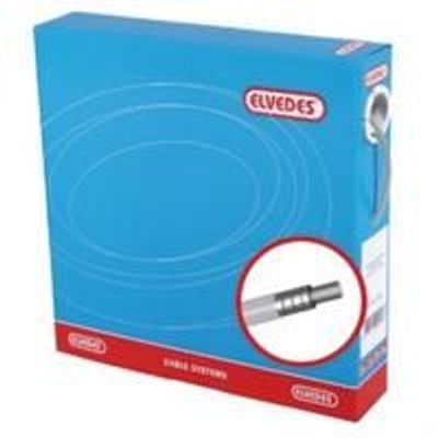 Elvedes Rem buitenkabel met voering ø5,0mm / 30 meter - zilver (in een doos)
