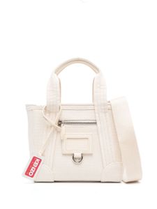 Kenzo mini sac cabas Paris en toile - Blanc