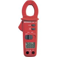 Benning CM 1-2 Stroomtang, Multimeter Digitaal CAT III 600 V Weergave (counts): 2000