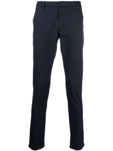 DONDUP pantalon chino à coupe droite - Bleu