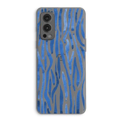 Blauwe nerven: OnePlus Nord 2 5G Transparant Hoesje