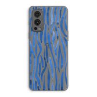 Blauwe nerven: OnePlus Nord 2 5G Transparant Hoesje