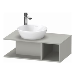 Badmeubel Duravit D-Neo Wand 80x48x26 cm Rechts Mat Betongrijs Duravit