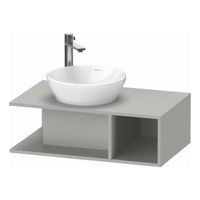 Badmeubel Duravit D-Neo Wand 80x48x26 cm Rechts Mat Betongrijs Duravit - thumbnail