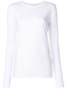 rag & bone slim-fit longsleeved T-shirt - Blanc