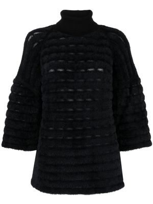 Genny pull à col roulé - Noir