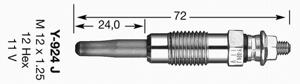 Gloeibougie D-Power NGK, Spanning (Volt)11V, u.a. für BMW, Alfa Romeo, Mercedes-Benz, Opel, Ford, Renault, Citroën, Peugeot, Talbot, Fiat, Lancia, Sea